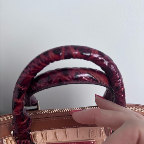 Brahmin Large Duxbury Satchel in Chino Medina New never used - Picture 6 of 9